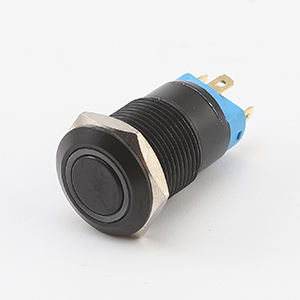 16mm metal push button switch with power symbol lighting