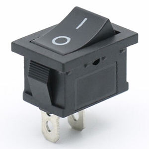 KCD1-101 Mini Rocker Switch T85 12V 20A / 120V 10A 2 Pin SPST Small Black ON Off Appliance Toggle Switch
