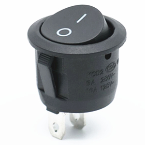 Round Rocker Switch ON Off SPST 20mm Mini 12 Volt Toggle Switch 12V for Car Automotive