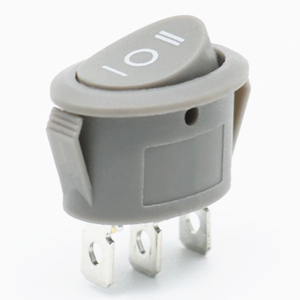KCD6-103-2 Mini Ellipse Rocker Switch 25X16.5mm 3Pin ON OFF 6A 250VAC Power Button Switch With Light Electric Kettle Power Switch