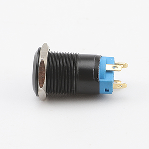 Black-Push-Button-Switch-4-Pin-12mm-Waterproof-illuminated-Led-Light-Metal-Flat-Momentary-Switches-with-power-mark
