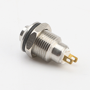 8mm metal button switch self-reset button high head self-locking switch two feet