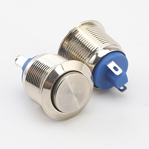 19mm Momentary Stainless Steel Metal Push Button Switch Waterproof Flat Top 12V 24V 36 DC