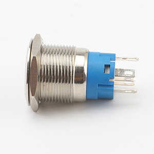 19mm Latching Push Button Switch 12V DC power LED Metal
