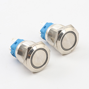 36V DC Stainless Steel Push Button Switch 1NO Latching 