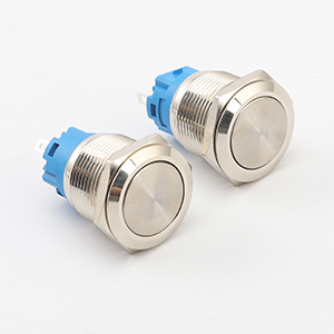 Momentary Push Button Switch 1NO1NC Waterproof Silver Stainless Steel Shell 12V LED Ring Illuminated Switch