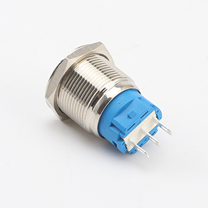 Momentary Push Button Switch 1NO1NC Waterproof Silver Stainless Steel Shell 12V LED Ring Illuminated Switch