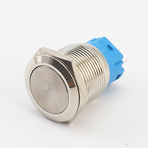 Momentary Push Button Switch 1NO1NC Waterproof Silver Stainless Steel Shell 12V LED Ring Illuminated Switch