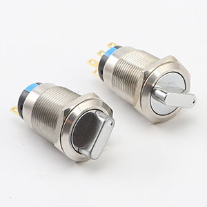 19mm Momentary Metal Push Button Switch 250V 3A 1NO for Industrial Car