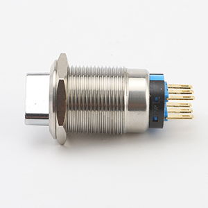 19mm Momentary Metal Push Button Switch 250V 3A 1NO for Industrial Car
