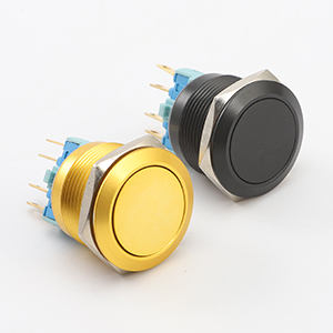 22mm Push Button Switch Momentary Latching High Round Waterproof IP67 On Off Stainless Steel