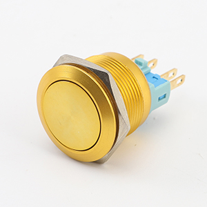 22mm Push Button Switch Momentary Latching High Round Waterproof IP67 On Off Stainless Steel