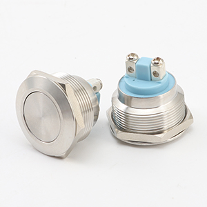 25mm Latching Push Button Switch,12V DC ON/Off Self-Locking Latching Push Button Switch Waterproof LED