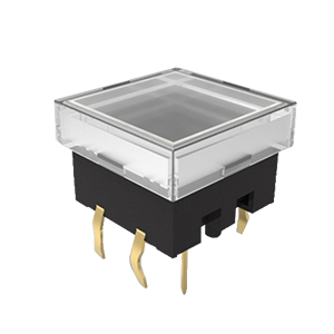 Illuminated Tactile Switch with LED Momentary/Self-lock/DPDT 0.1A/30V DC